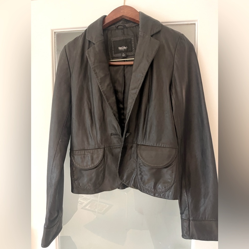 Mossimo Black Leather Jacket XS - super buttery soft leather